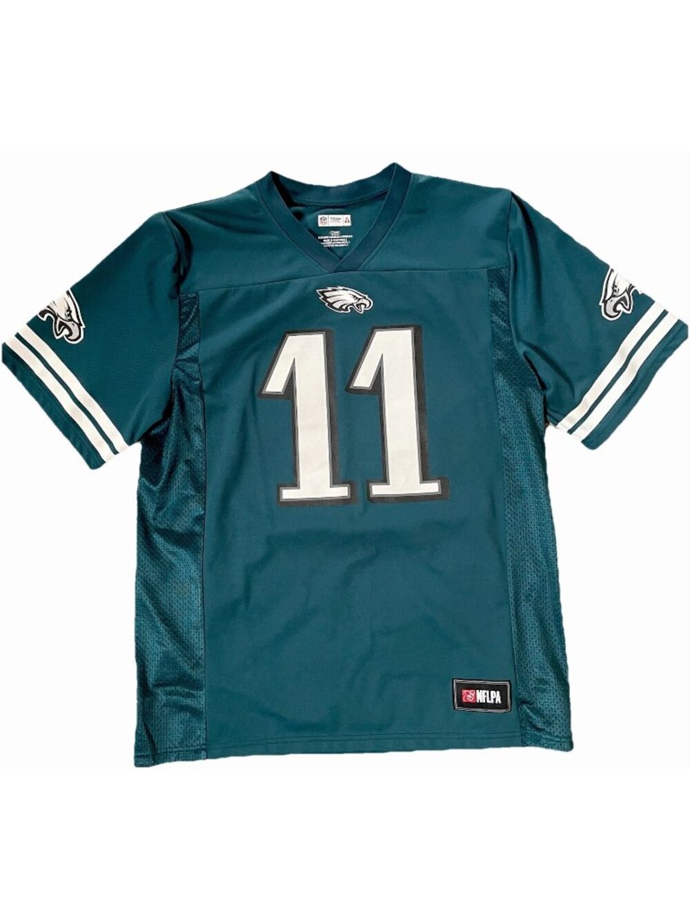 Philadelphia Eagles Jersey Mens Large Green NFL Football Wentz 11 Mesh Side